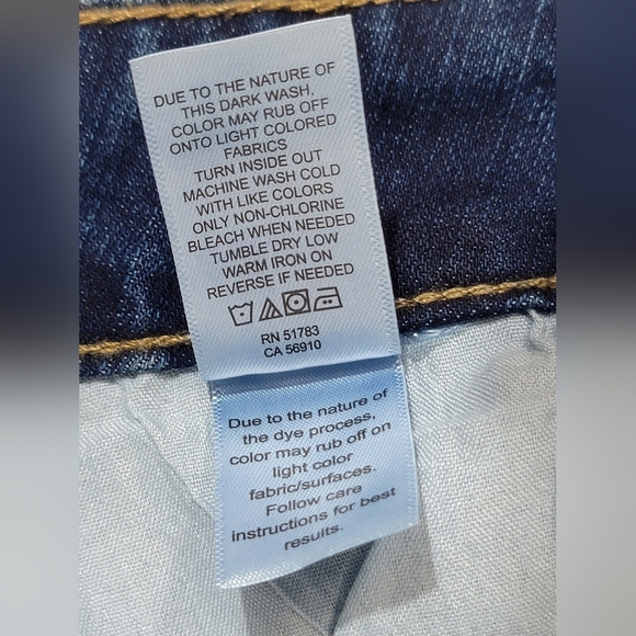 m jeans by maurices™ Classic Slim Boot Curvy High Rise Jean Size 20 X-Long - Picture 6 of 12